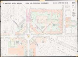 Moritzplatz, Berlin-Kreuzberg Schinkelwettbewerb 1983: Nutzungskonzept: Lageplan 1:500
