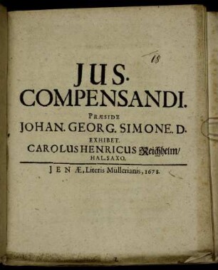 Ius. Compensandi