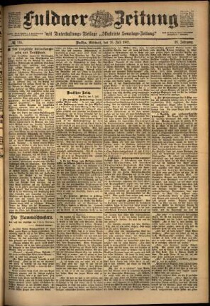 Ausgabe vom Mittwoch, den 10. Juli 1901.