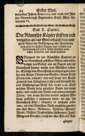 54-63, Belangend die von Roemischen Kaysern an das ...