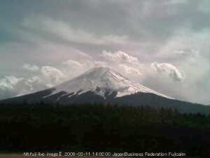 "2009-03-11 14:02.00" aus der Serie "100100 Views of Mount Fuji"