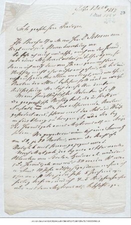 Brief von Justus Perthes' Geographische Anstalt  an Reinhold Grundemann : Gotha, 01.12.1864 ; [Kopie]