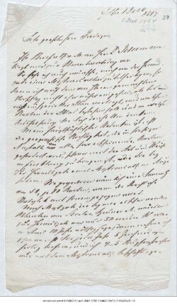 Brief von Justus Perthes' Geographische Anstalt <Gotha> an Reinhold Grundemann : Gotha, 01.12.1864 ; [Kopie]
