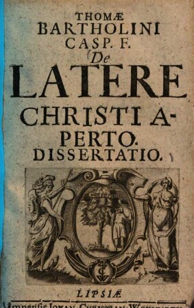 De latere Christi aperto : Dissertatio