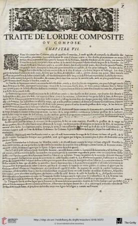 Traité de l’ordre Composite ov composé