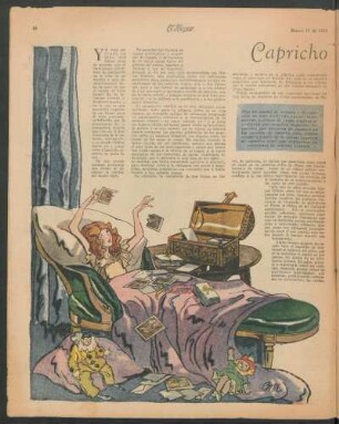 Capricho de enferma : Un cuento