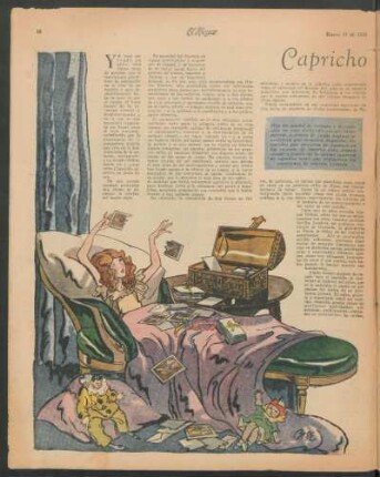 Capricho de enferma : Un cuento