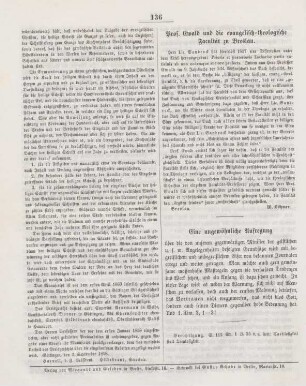 136 Eine ungewöhnliche Aufregung