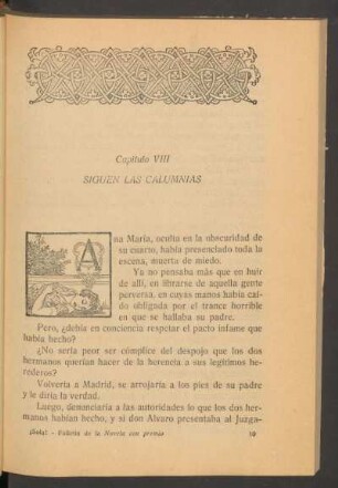 Capítulo VIII - Siguen las calumnias