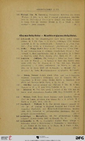 Geschichte – Kulturgeschichte (Nr. 140-293)