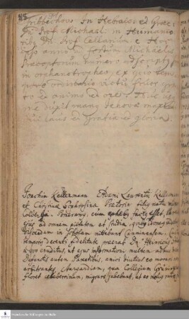Lebenslauf von Joachim Kellermann.