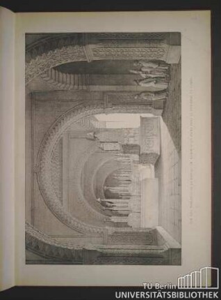 100 (LXIV. XXIX.). Vue des tombeaux de la famille de Mohamed-Aly-Pacha, dans le cimetiére de l'Imam. p. coste del. Imp: chez, L. Letronne. 15. Quai Voltaire. Hibon SC.