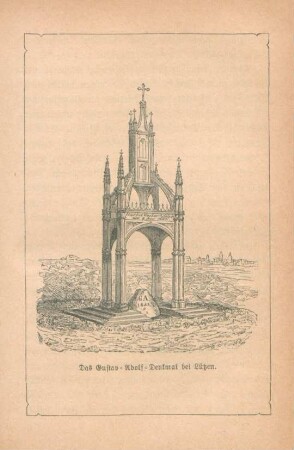 Das Gustav-Adolf-Denkmal bei Lützen