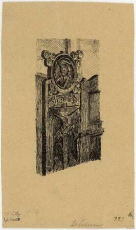 Kirche in Büsum, Verzierung der Wange