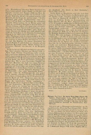 680-682 [Rezension] Hübinger, Paul Egon, Die letzten Worte Papst Gregors VII.