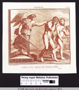 Adam et Eve chassés du Jardin d'Eden
