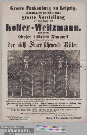 Grosse Vorstellung der Gesellschaft des Kolter-Weitzmann.