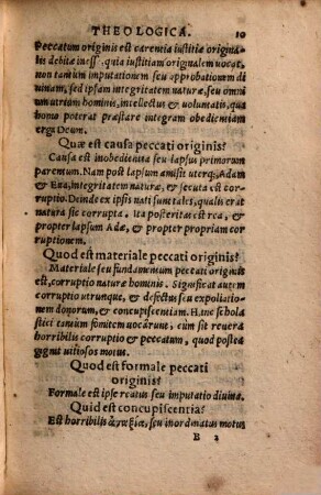 Margarita theologica : Continens praecipuos locos doctrinae Christianae ...