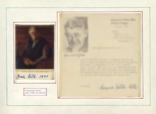 Scrapbook von Kurt Bothe: Bildende Künstler und Schriftsteller