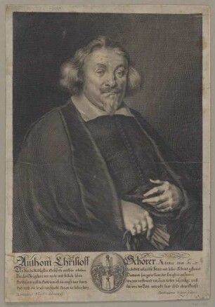 Bildnis des Anthoni Christoff Schorer
