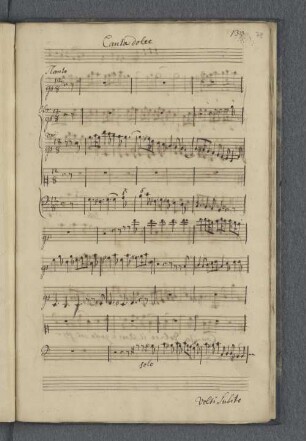 [Anonymus - Canta dolce il rossignolo - S, orch, bc]