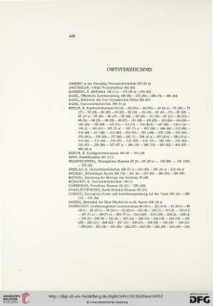 Ortsverzeichnis