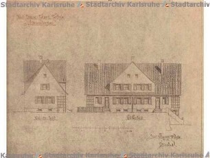 Beichel, Friedrich. Klärwerk Neureut. Dienstwohngebäude