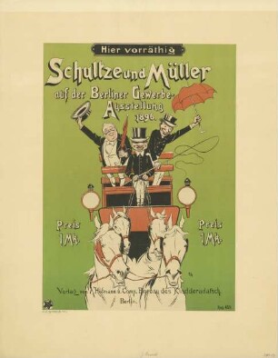 Schultze und Müller auf der Berliner Gewerbe-Ausstellung 1896
