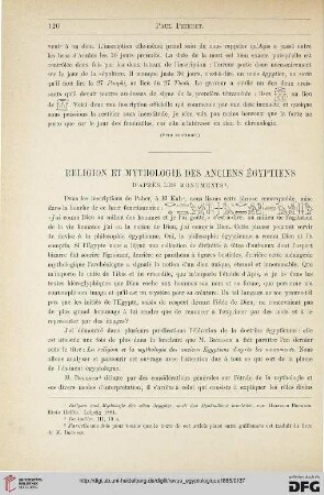 4: Religion et mythologie des anciens égyptiens, [1] : d'après les monuments