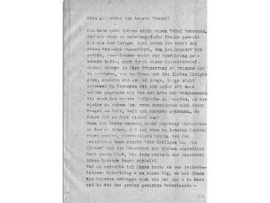 Brief von Levin Schücking an Adolfs Schroedter, geschrieben in Münster