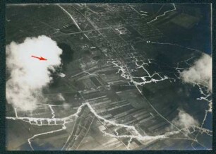 Foto des Geländes südwestlich von Loos, Fosse 5 de Béthune (Luftbild)