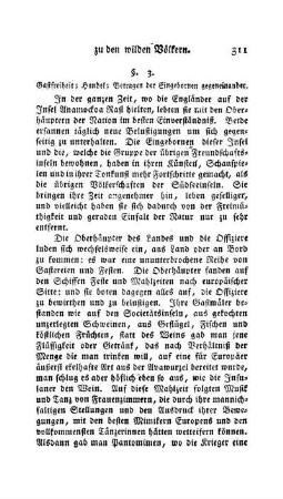§ 3 - Gastfreiheit; Handel; Betragen der Eingebornen gegeneinander.