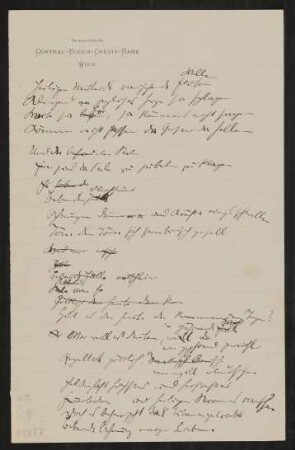 Gedicht: "Zukunftsmusik" (Sieben Sonette)