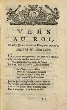 Henri IV : Drame Lyrique En Trois Actes Et En Prose
