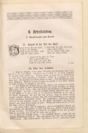 B. Arbeitsleben