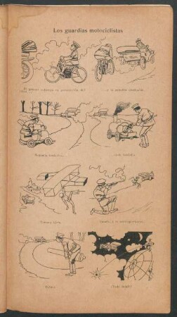 Los guardias motociclistas - [Cómic]