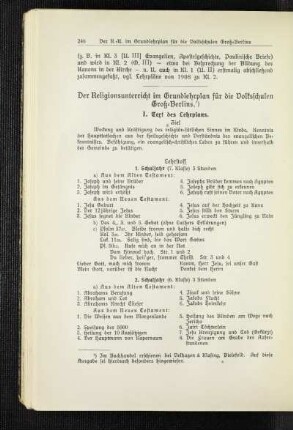 ¬Der¬ Religionsunterricht im Grundlehrplan für die Volksschulen Groß-Berlins