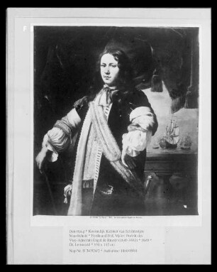 Porträt des Vize-Admirals Engel de Ruyter (1649-1683)
