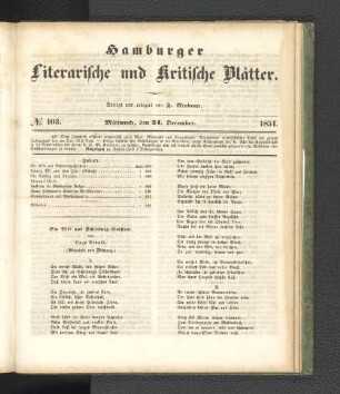 No. 103. 24. Dezember 1851