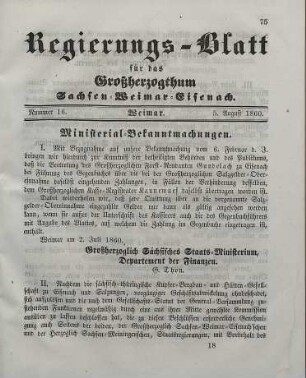 Nr. 16 : 5. August 1860
