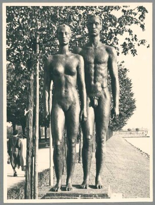 Menschenpaar, 1937, Bronze