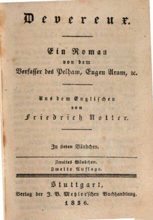 Devereux : ein Roman, 2