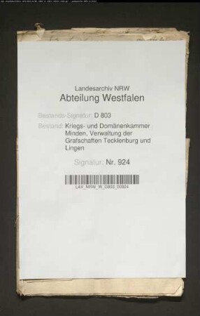 Die Dienstbeschwerden von der Grafschaft Lingen