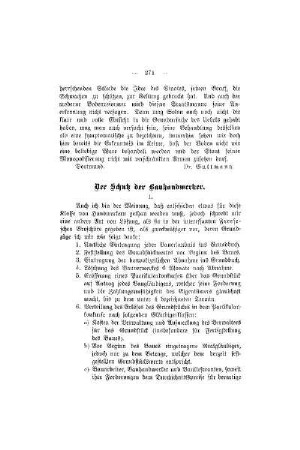 Der Schutz der Bauhandwerker