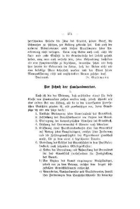 Der Schutz der Bauhandwerker