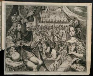 Wilhelm III. von Oranien und Maria Stuart König und Königin von Groß-Britannien, Franckreich und Irland.