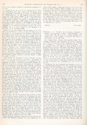 340-341 [Rezension] Fokkelman, Jan P., Narrative art in Genesis