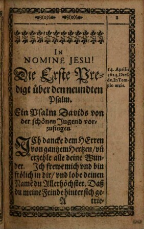 Der schönen Jugend Oder Kirchen Gottes, und ihres abgesagten Feindes, des AntiChrists Beschreibung : Aus d. 9. u. 10 Psalm ...