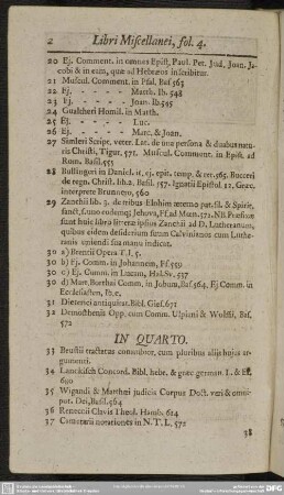 [Libri] In Quarto