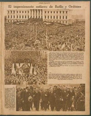 El impresionante entierro de Batlle y Ordóñez [Fotografías]